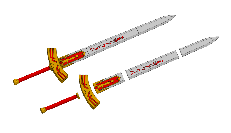 Lionheart's Excalibur from Fate Strange Fake