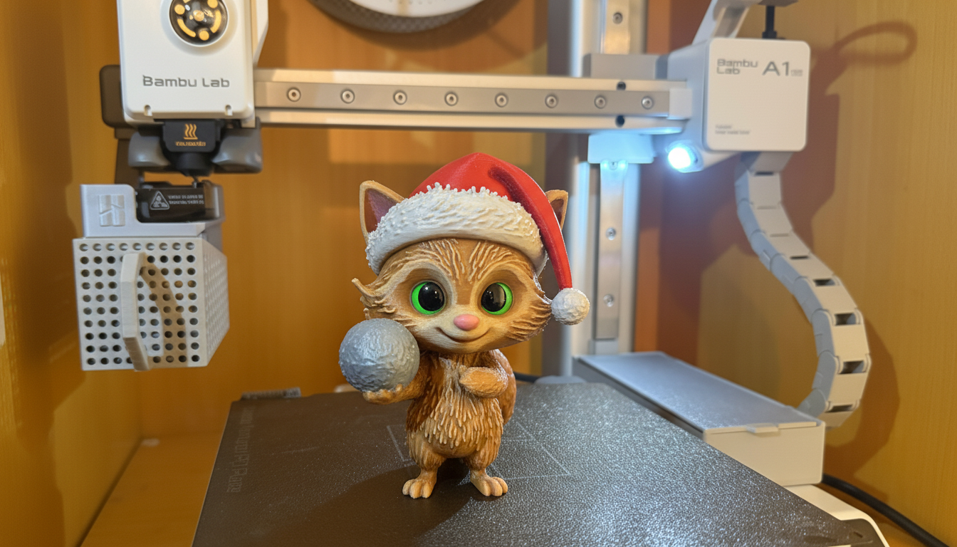 Christmas Raccoon
