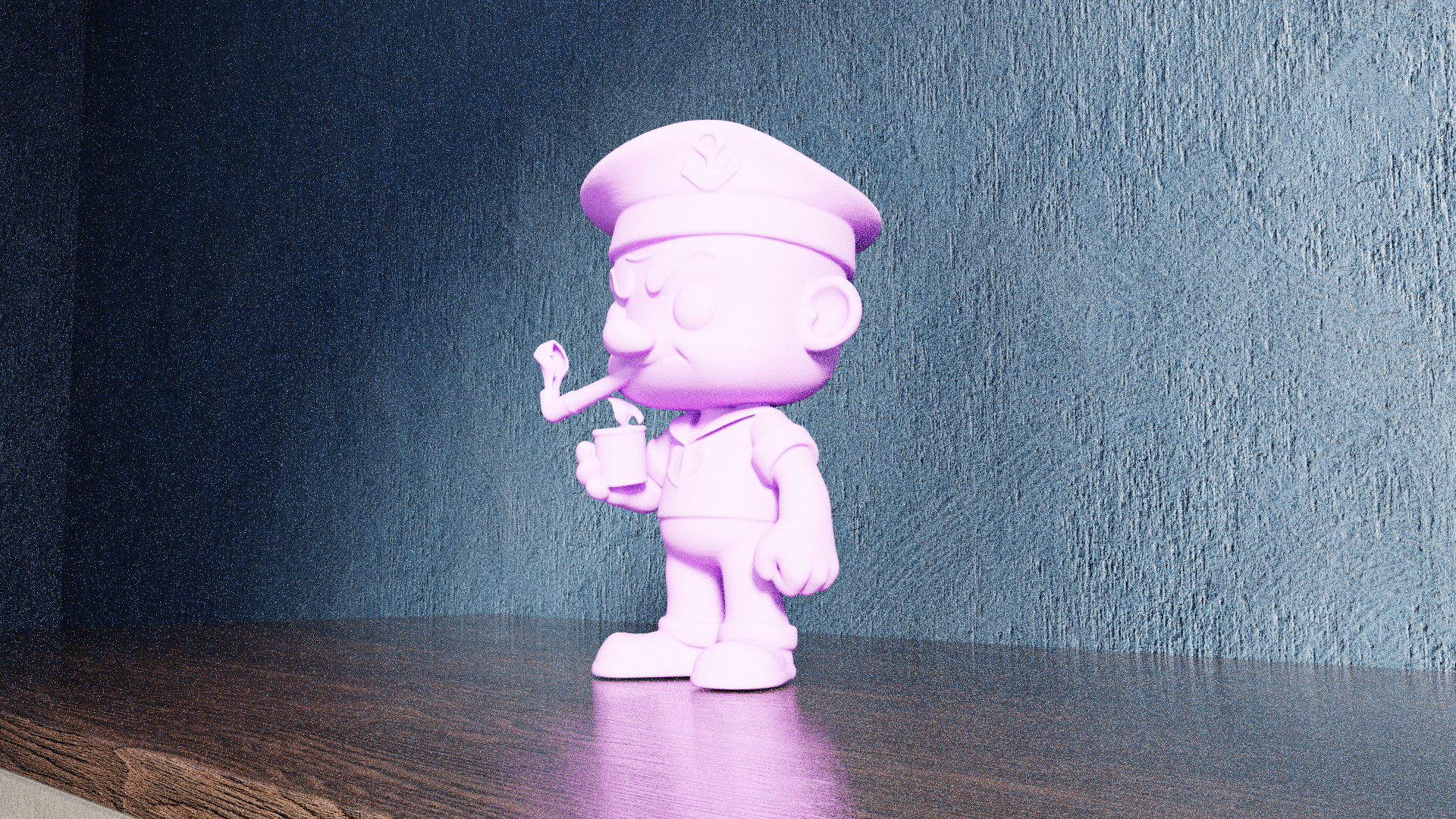 Miniatura 5 do modelo 3D Chibi Popeye