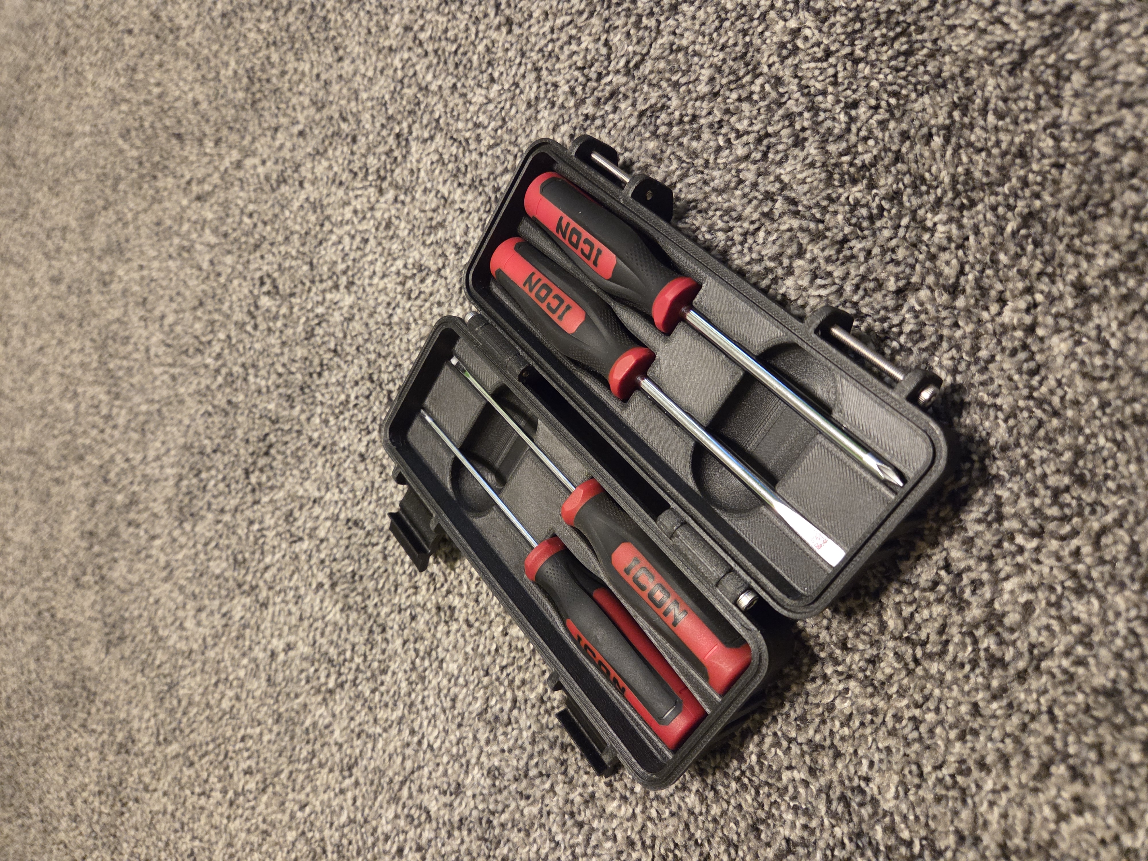 Rugged Case for Harbor Freight Icon 4 Piece Professional Mini Screwdriver Set