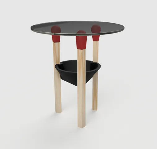 Large Matchstick Table