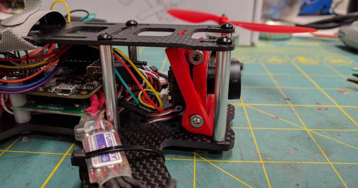 FPV Camera Mount for QAV210 / H210 Quadcopter by Andy Forsberg