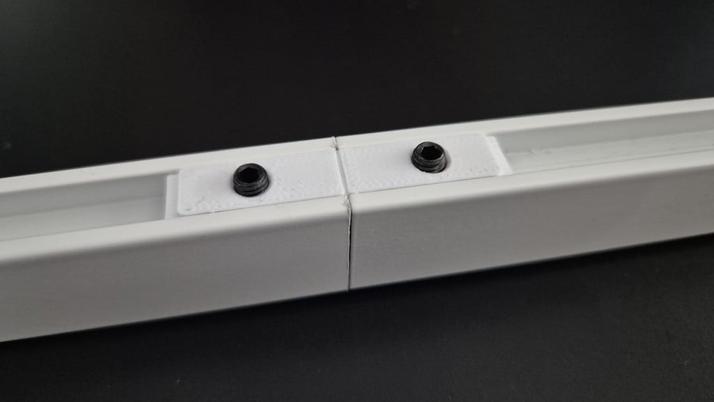 IKEA VIDGA Connector with M5 Grub Screws 3D model
