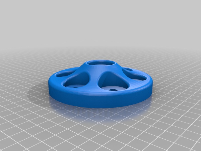 Miniatura 2 do modelo 3D Stand for 7 atomizers V3