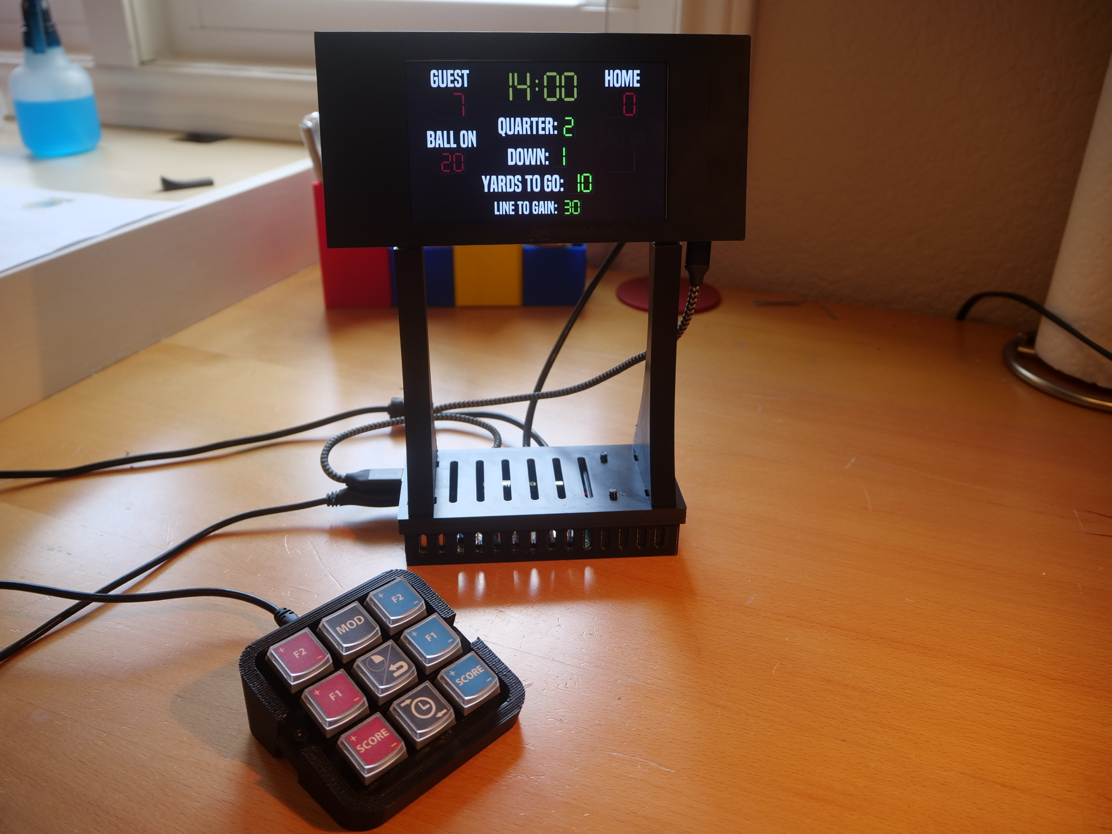 Sports Simulation Desktop Scoreboard