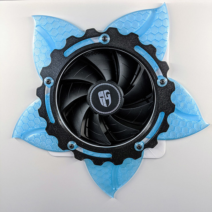 Bigger 120mm Fan Aperture Door
