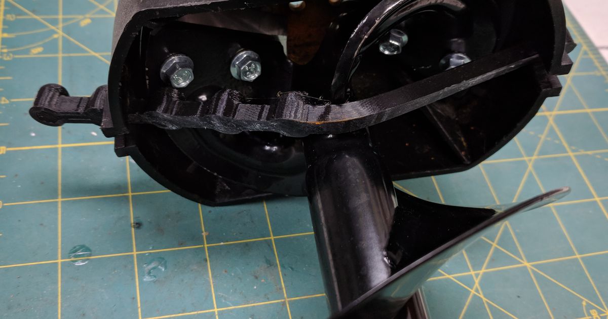 Cover Strap for Strike Master Lazer 5" Ice Auger by Andy Forsberg