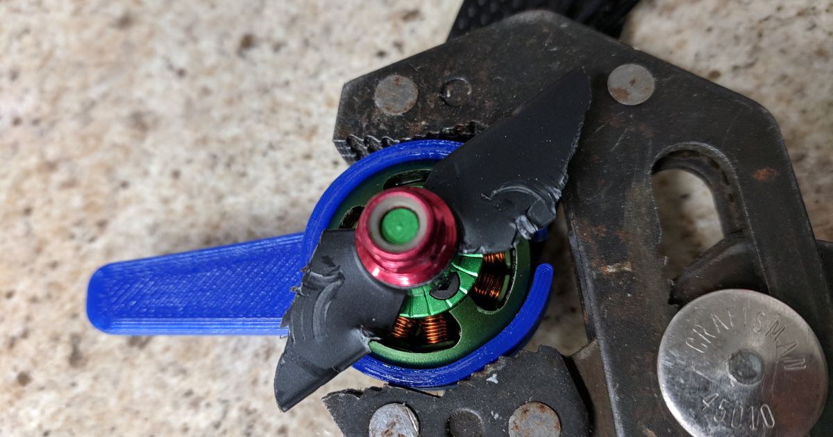 Quadcopter Motor Pliers Grip by Andy Forsberg Download free STL model