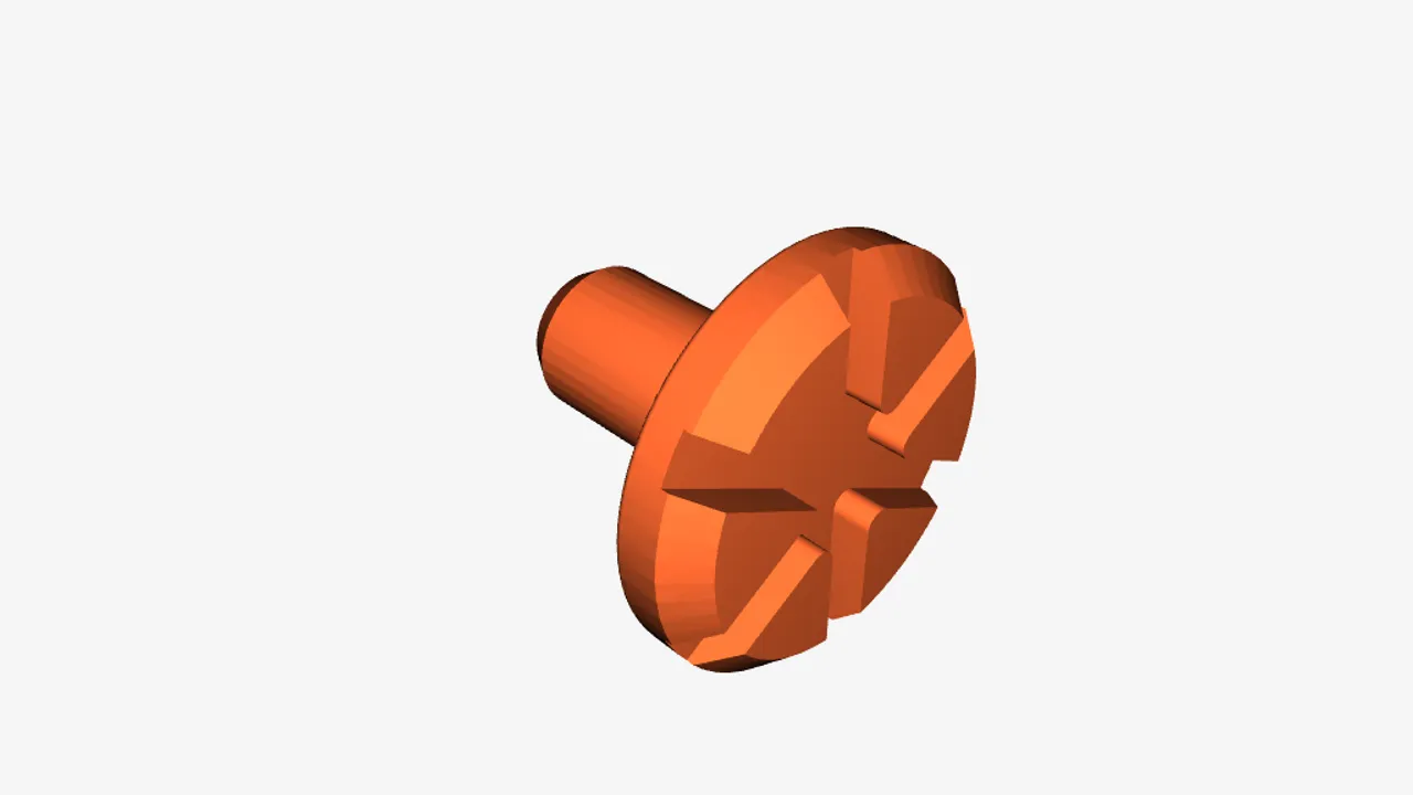 Giro helmet visor screw top