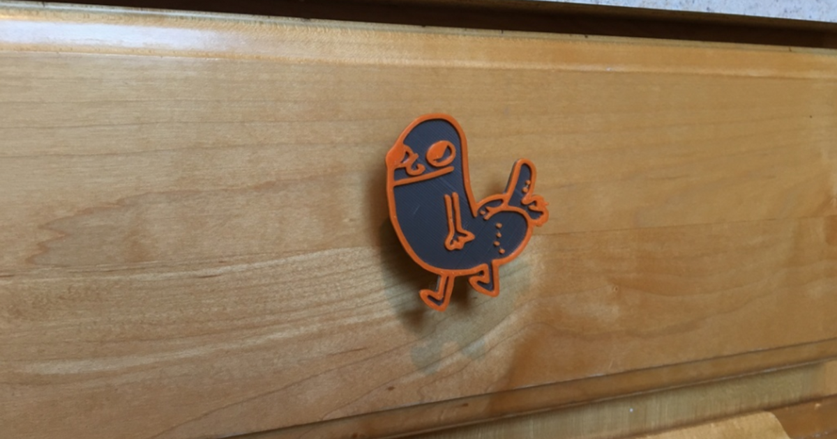 Dickbutt Drawer Pull by M. Donnelly | Download free STL model ...