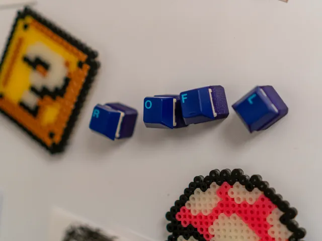 Cherry MX fridge magnet