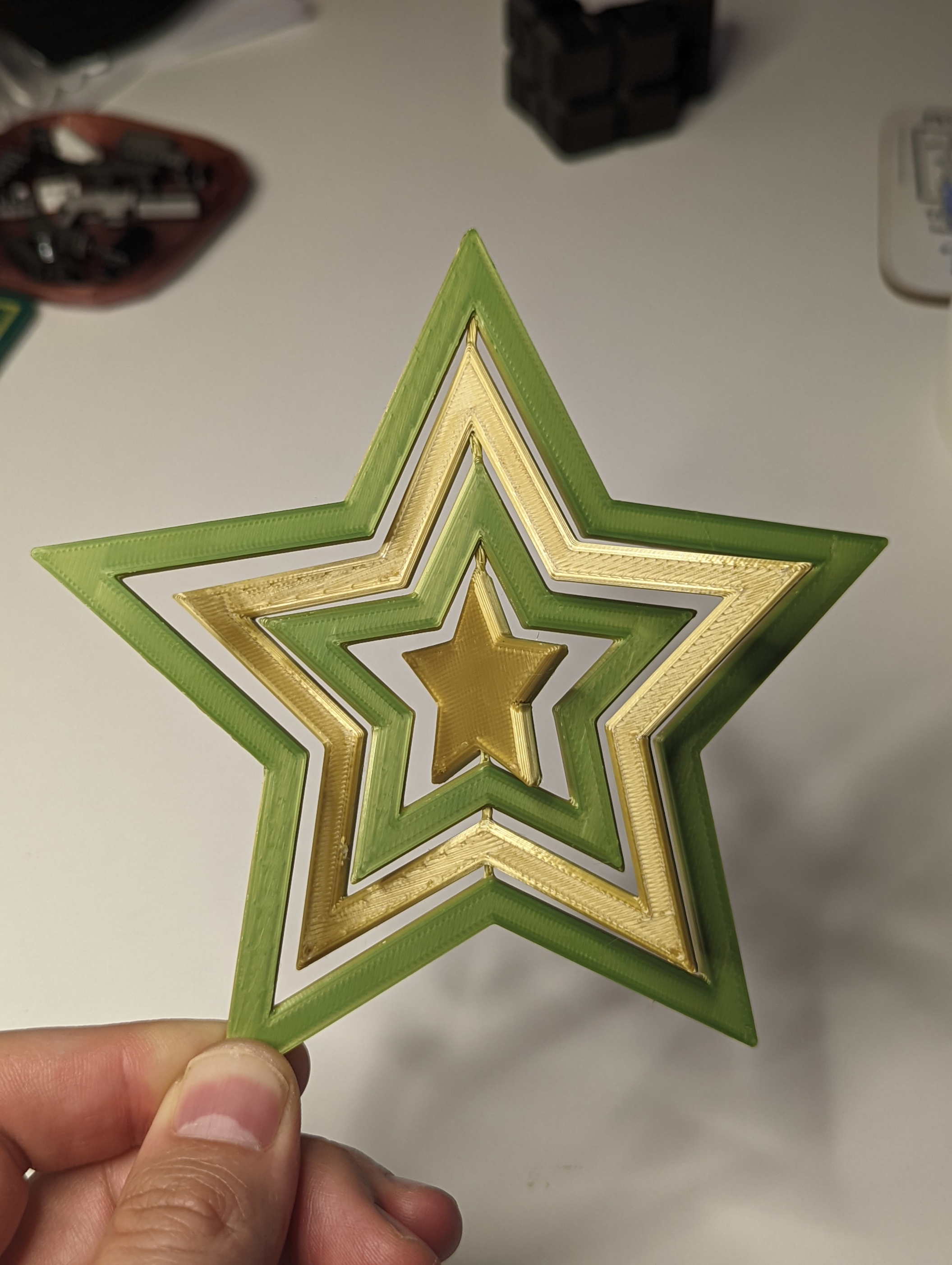 Concentric Star Decoration