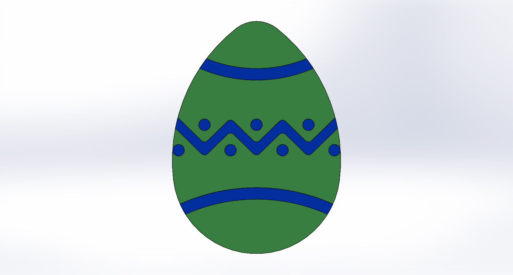 Multi-Material Easter Egg