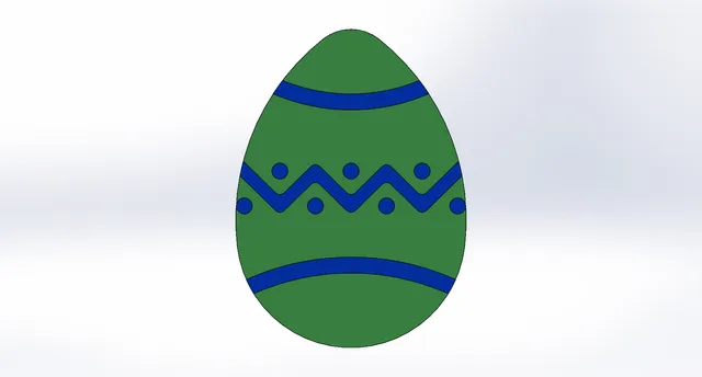 Multi-Material Easter Egg