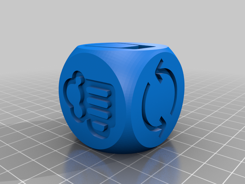 Miniatura 5 do modelo 3D Drinking Game Dice
