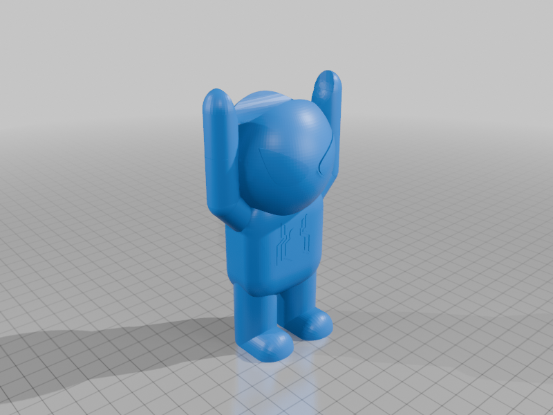 Cartoon Spider-Man AirPods Pro/ Pro 2 charging stand 3D model