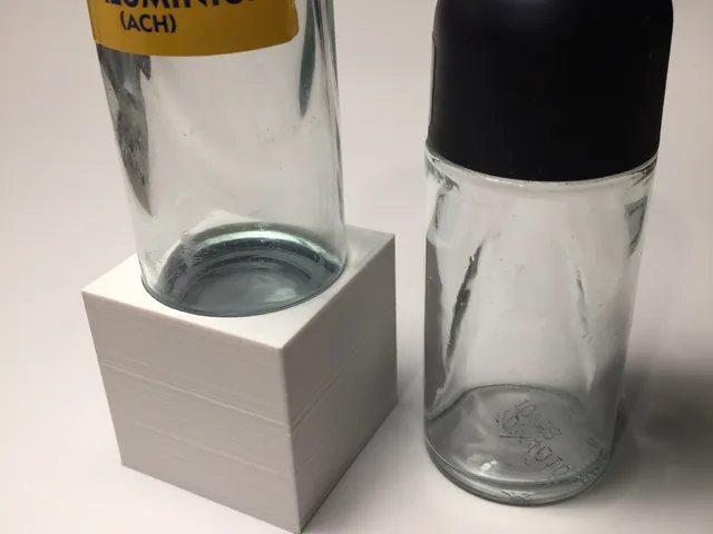 Purist Cubic Upside-Down Stand for Deodorant Roll-On Bottle (original design)