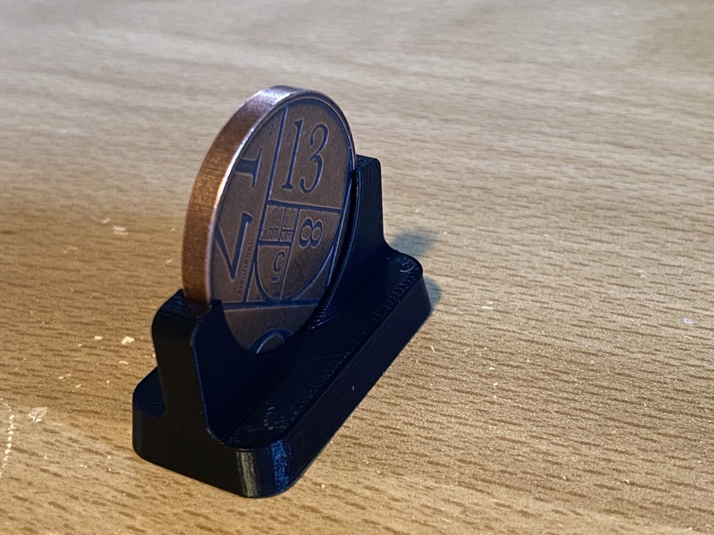 Miniatura 2 do modelo 3D Coin Stand