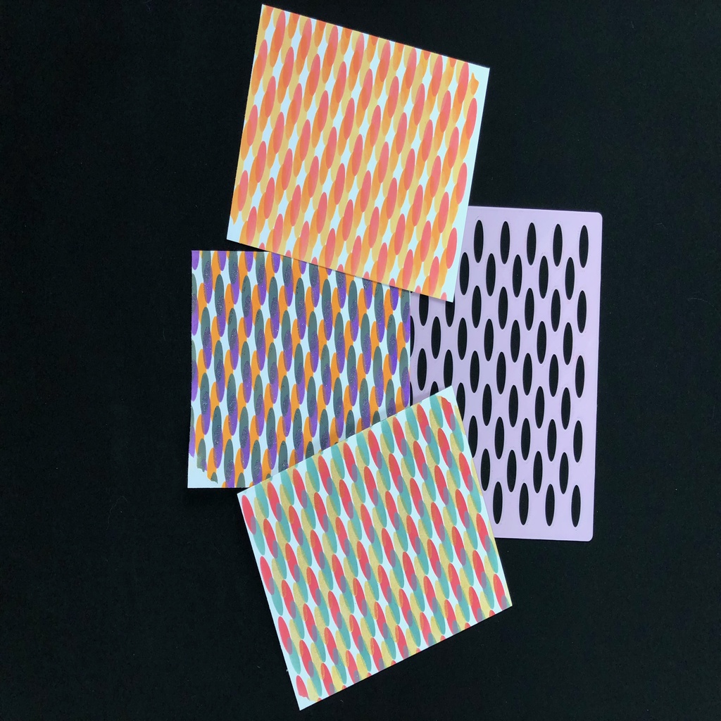 Stencil - Ovals!