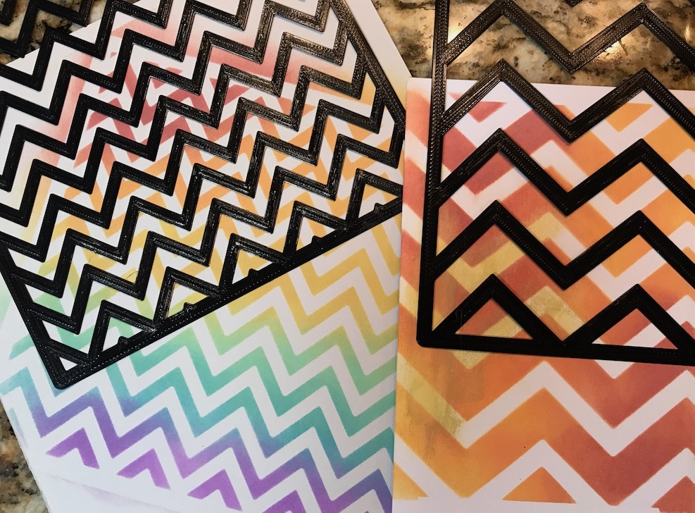 Stencil ZigZag! by mikeymakesit Download free STL model