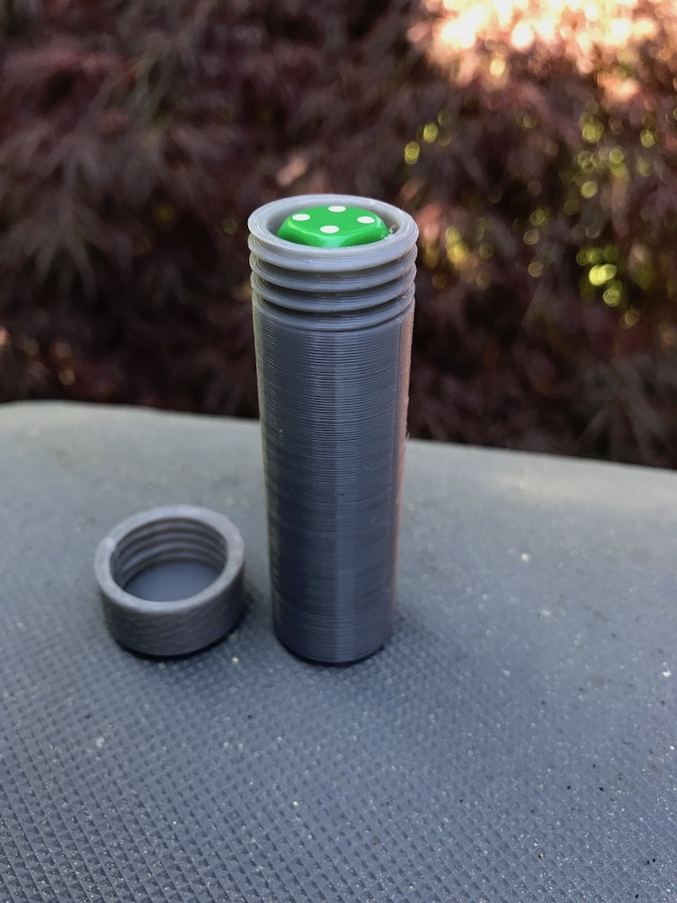 Dice tube - D6 x 6 (12mm die)