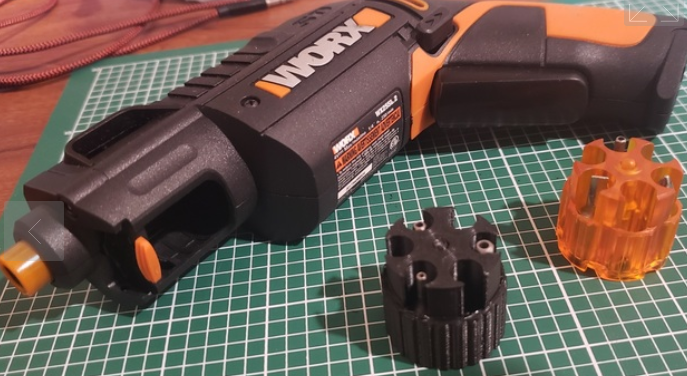 Worx Screwdriver Spare Cylinder by Blablabliam | Download free STL ...