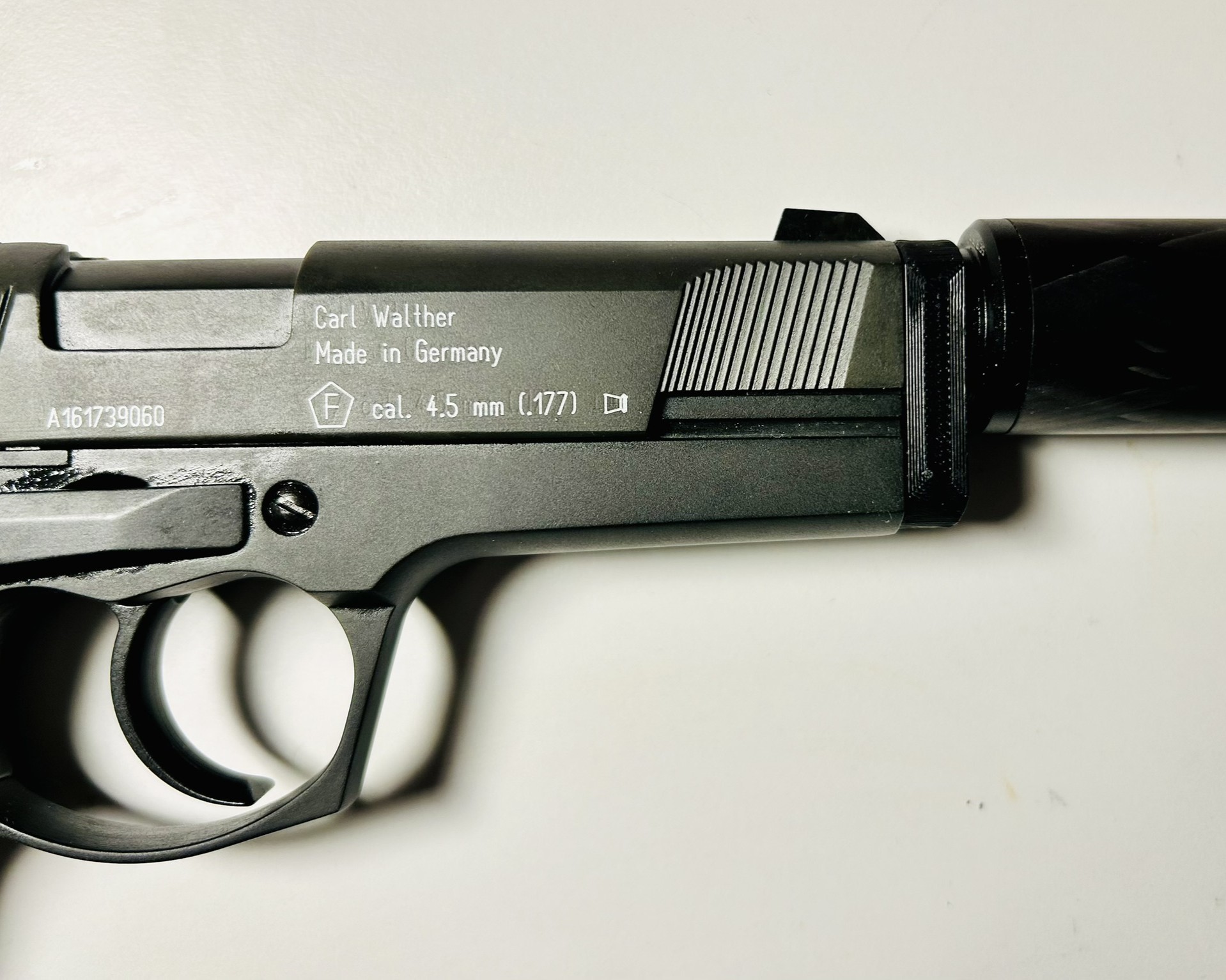 Suppressor adapter for Umarex Walther CS88 pellet airgun — miniatura 2