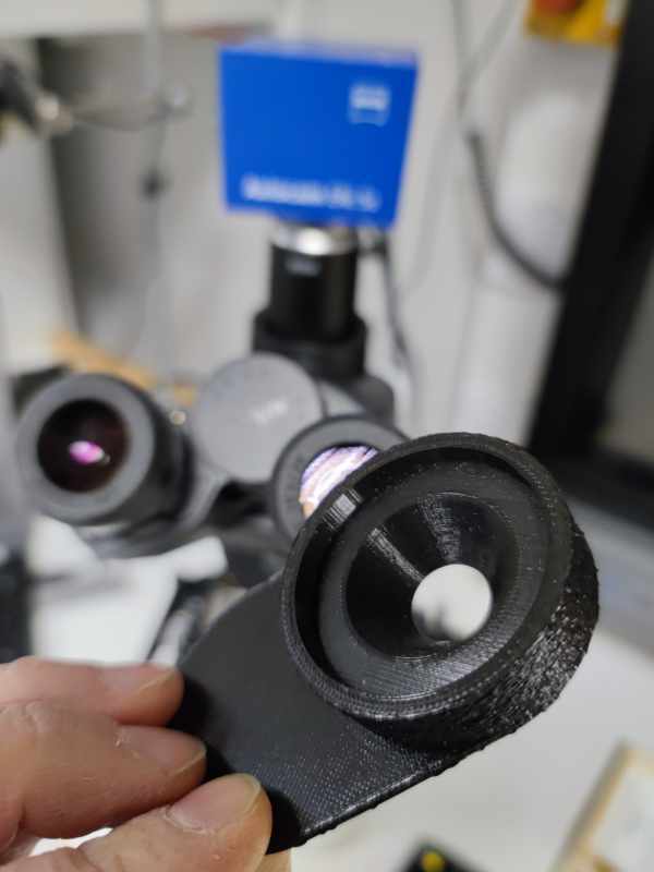 Miniatura 3 do modelo 3D Mobile Camera to Microscope ( Spacer )