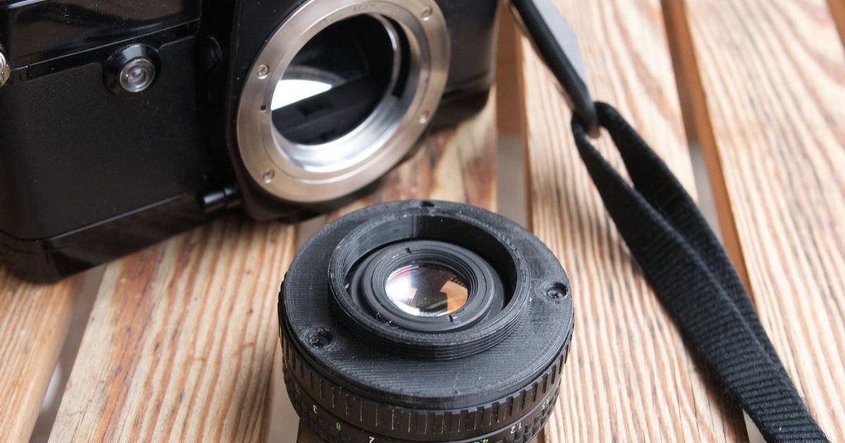 Praktica B mount lens (50/2.4) to M42 conversion (focus to infinity) by ...