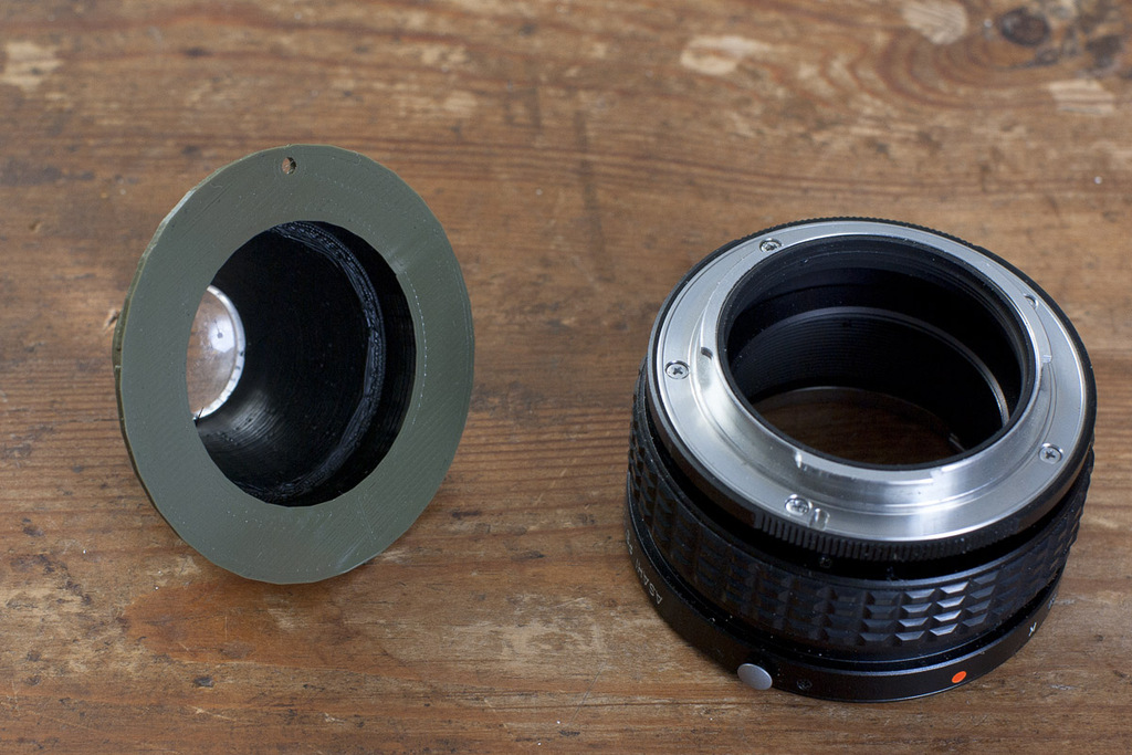 Recesky lens barrel for helicoid extension tube (Pentax K)
