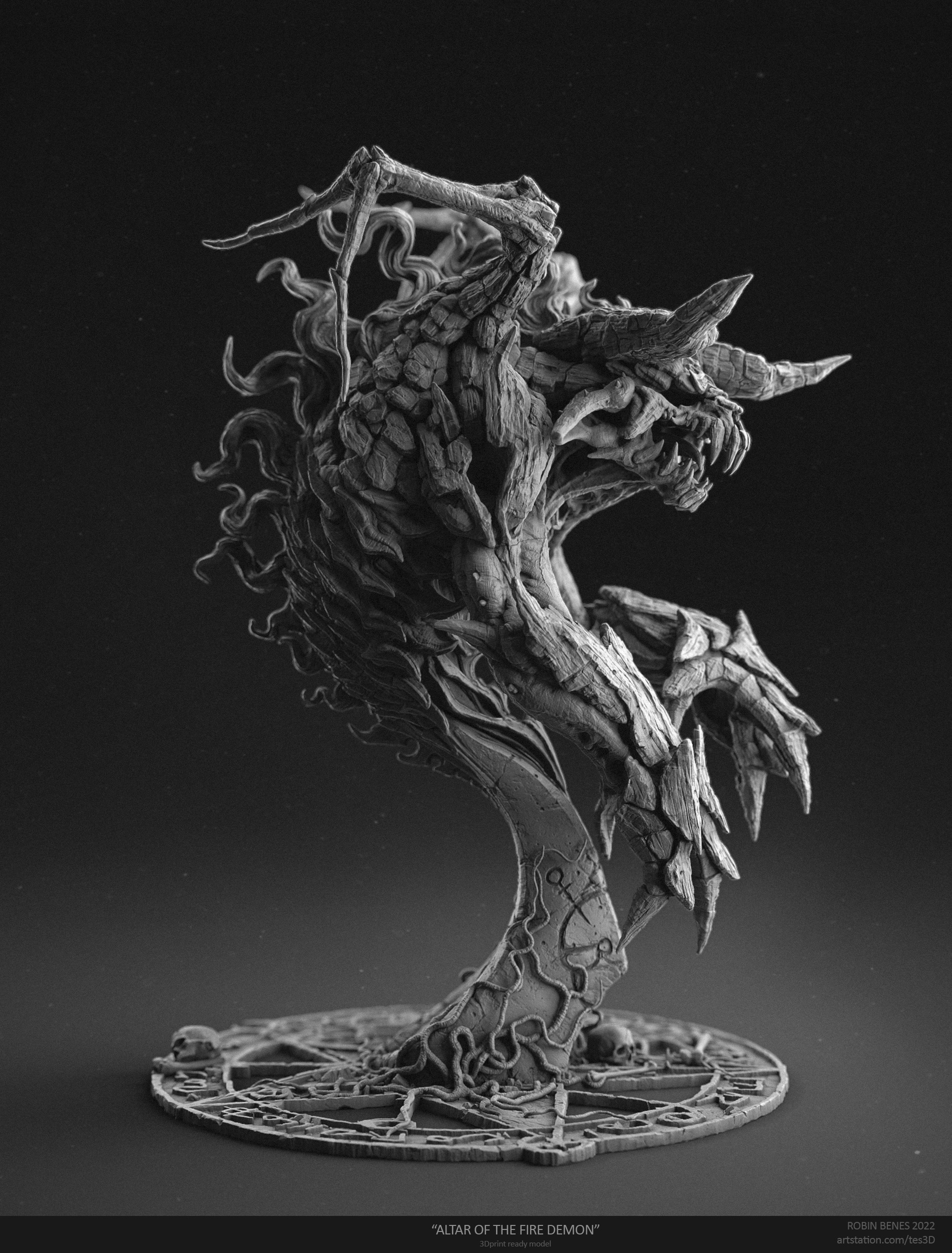 Altar of the fire demon