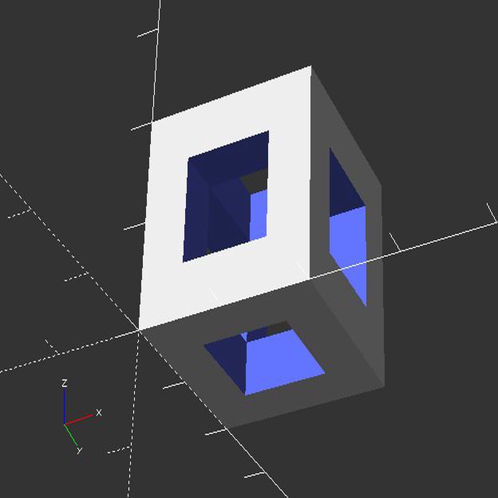 Vermessungswürfel 2x2x2cm (Measurement Cube)