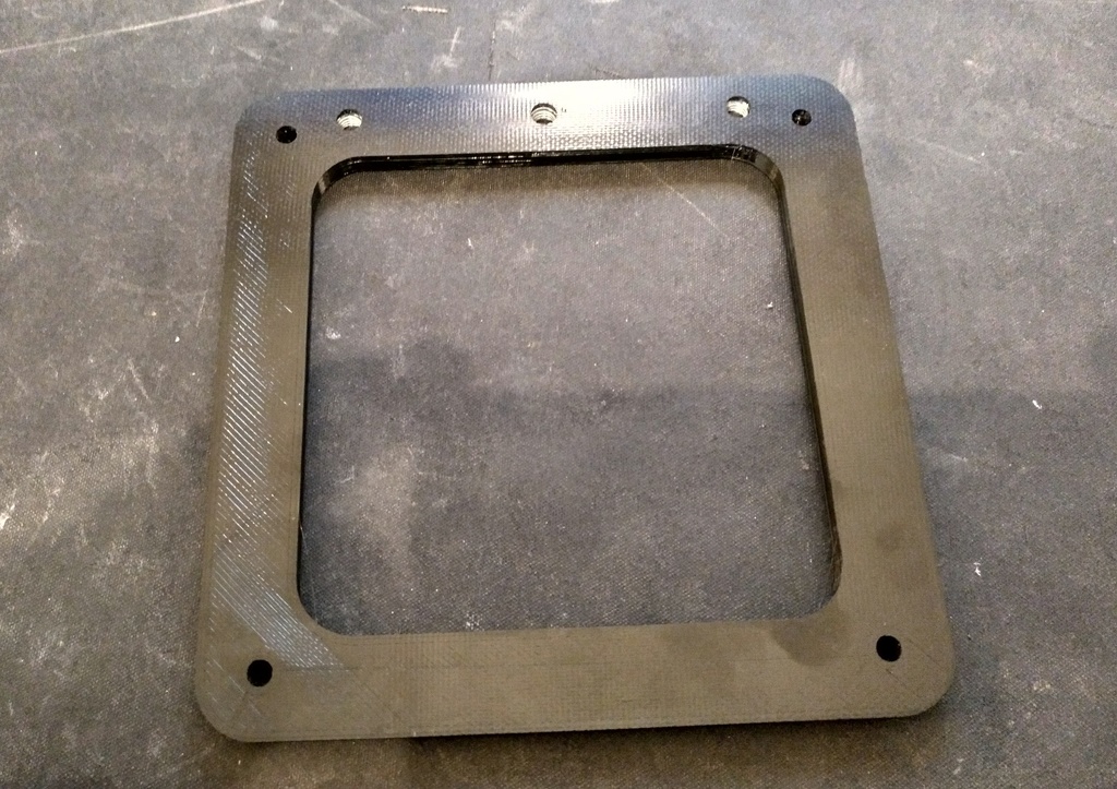 VESA to Pegboard Adapter by blkhawk Download free STL model