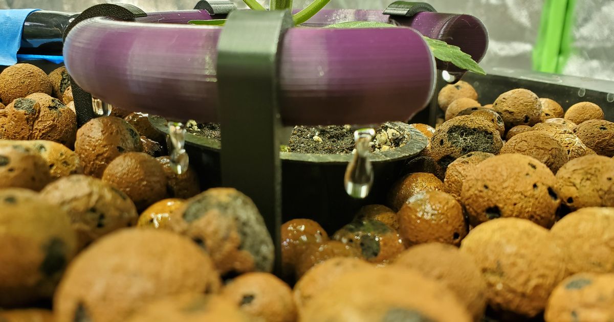 hydroponic drip ring, 100mm inside diameter by keithywhites Download