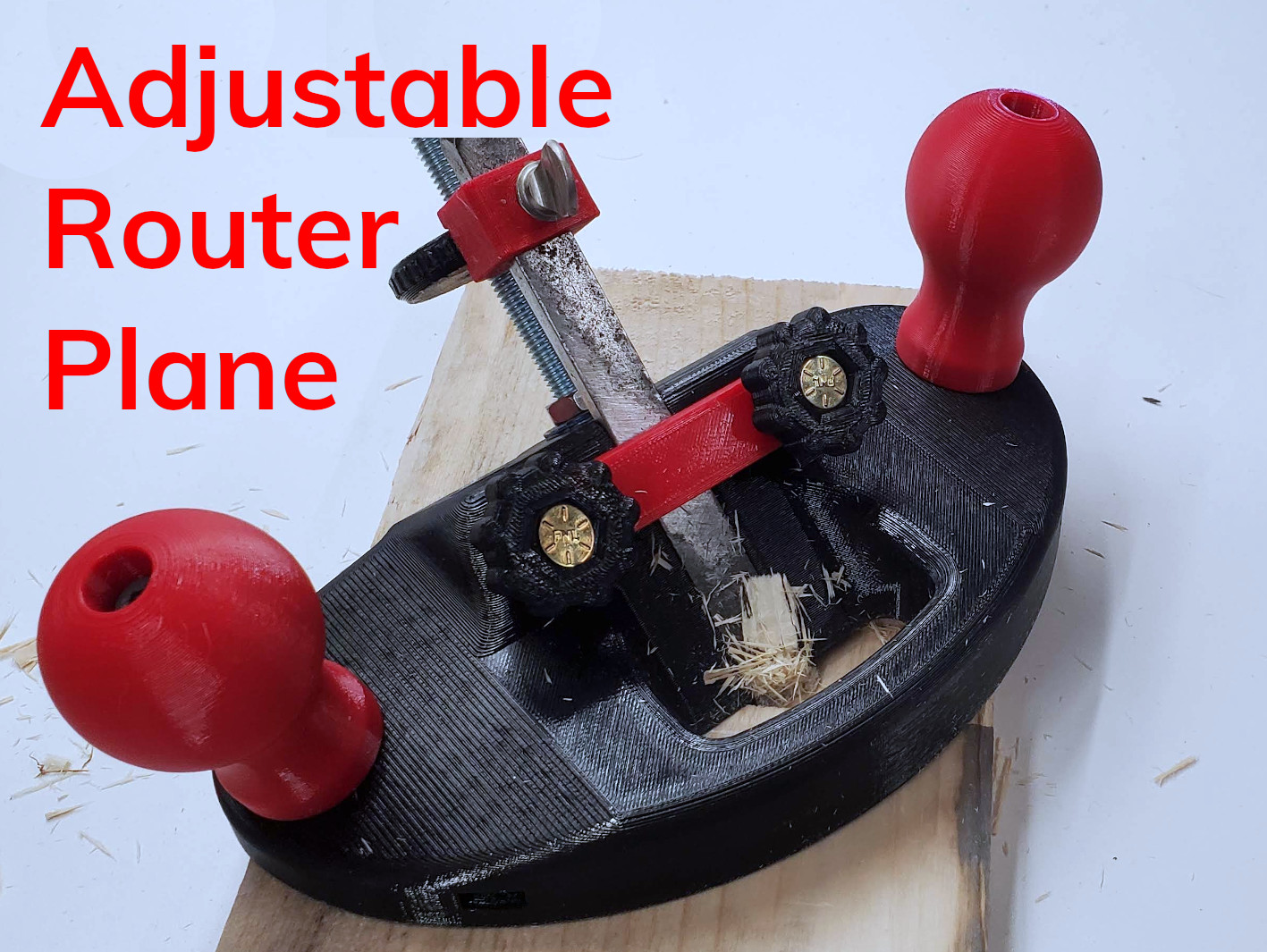 Ajustable Router Plane