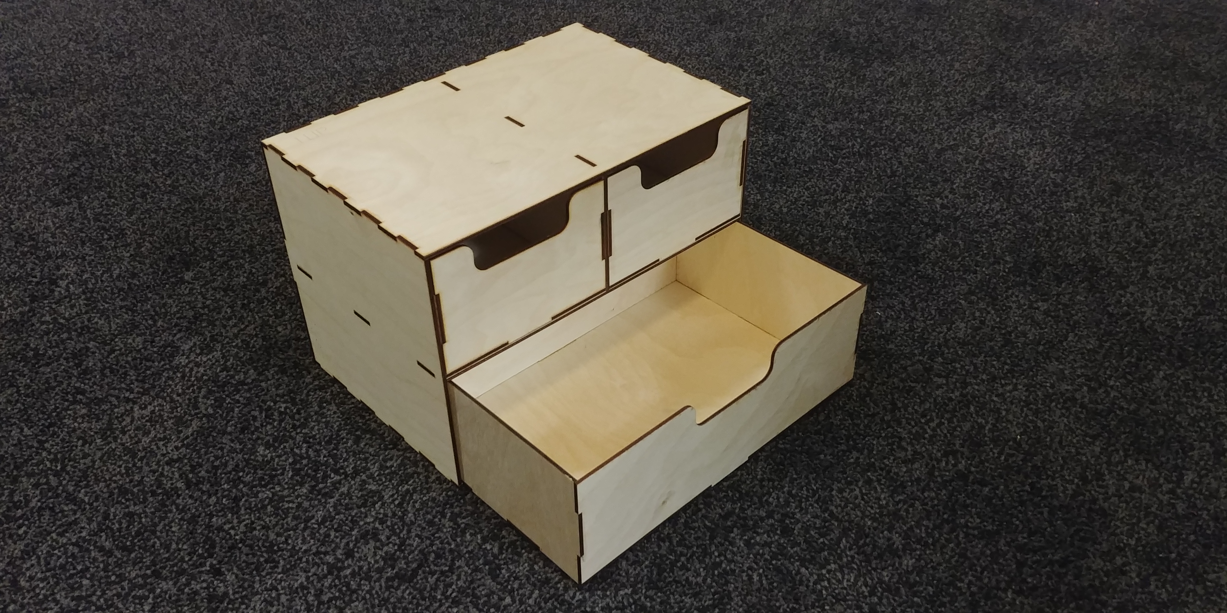 Miniatura 3 do modelo 3D Desktop Drawers