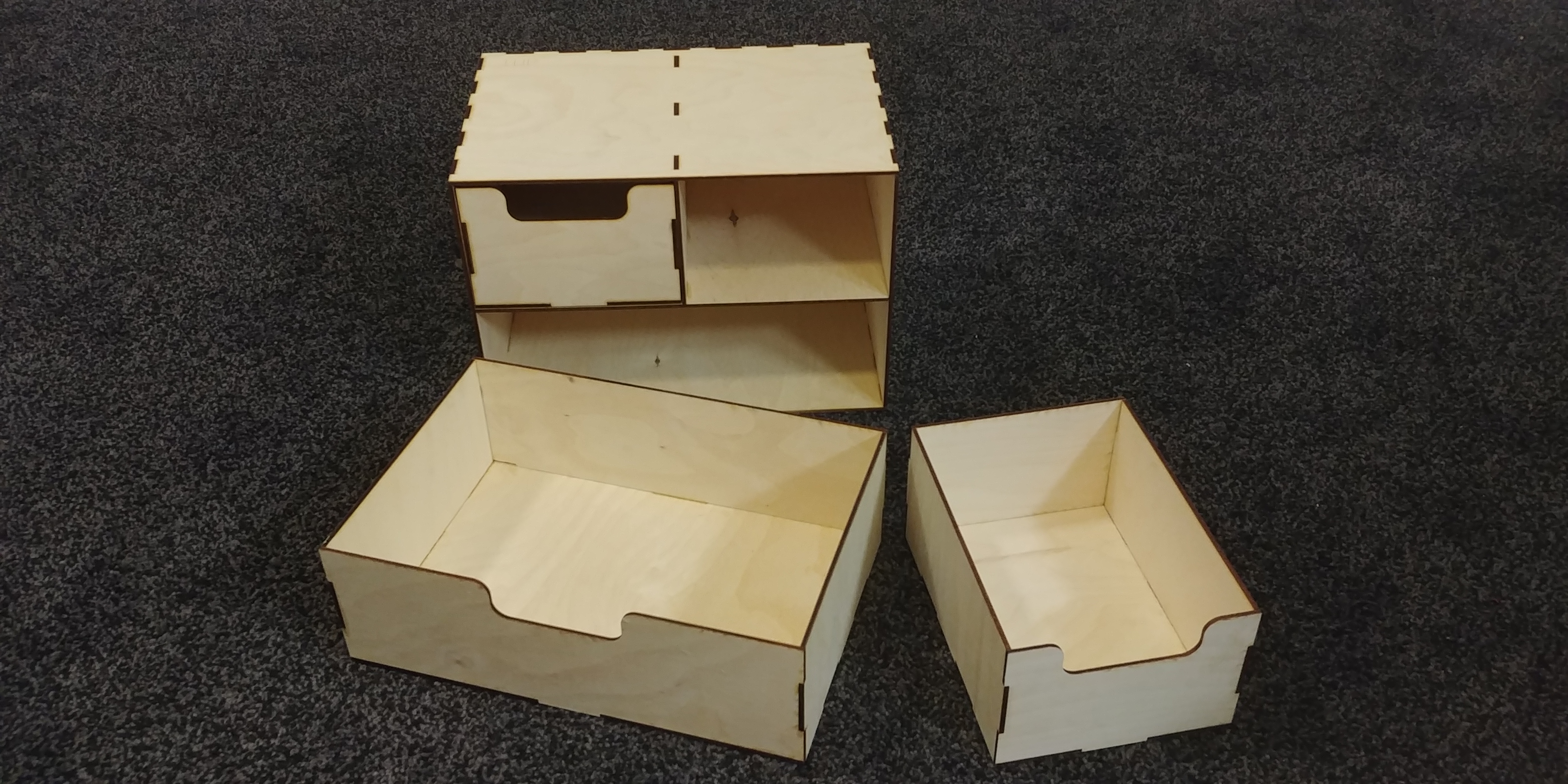 Miniatura 4 do modelo 3D Desktop Drawers