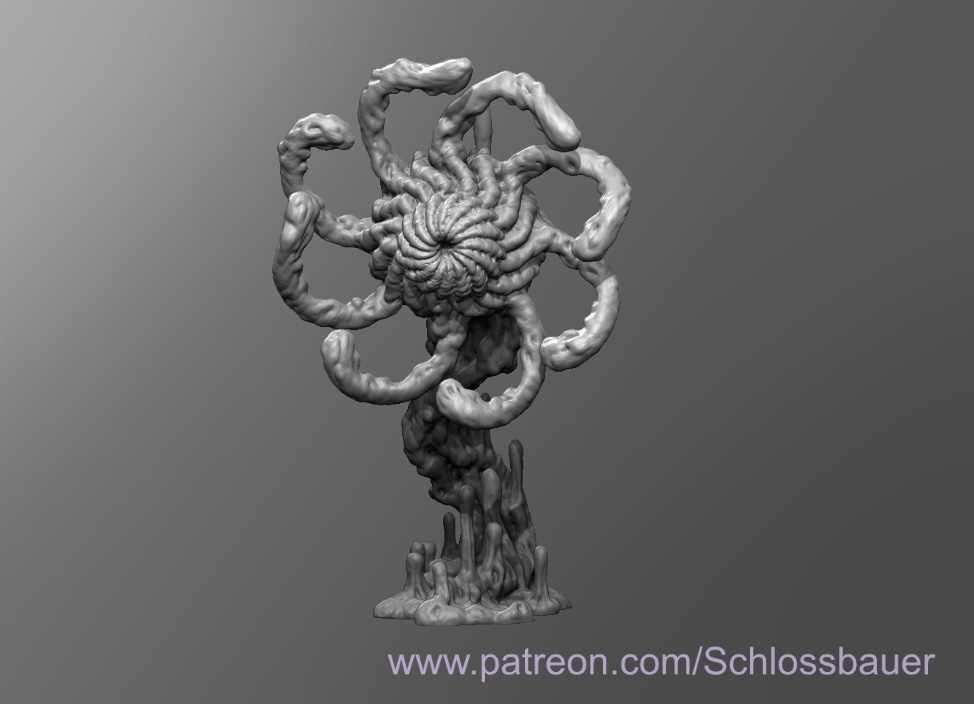 Psychic gray ooze 3D model