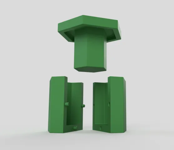 Hexagon flower pot concrete form mold