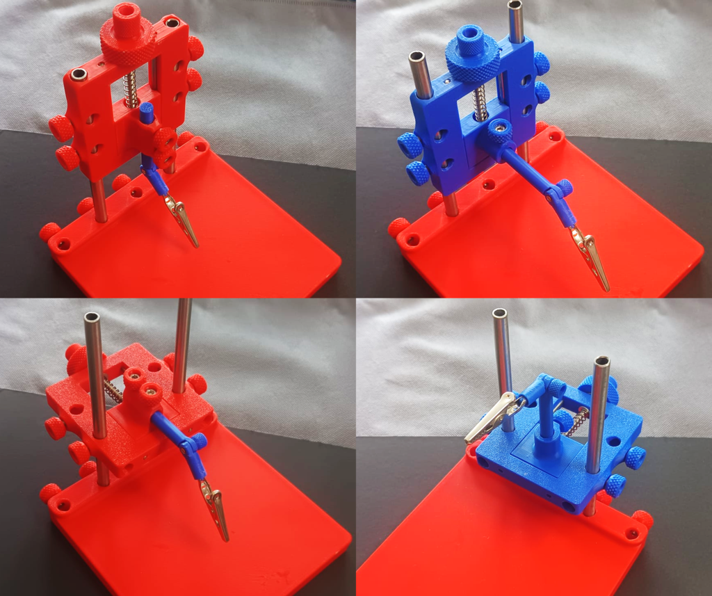 Precision translation axis for modular 3rd hand system 3D model