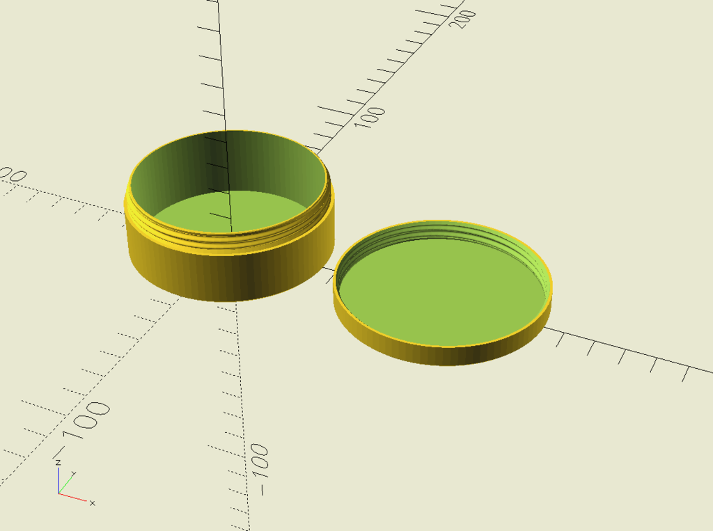 Miniatura 4 do modelo 3D Customisable Parametric Screwtop Container