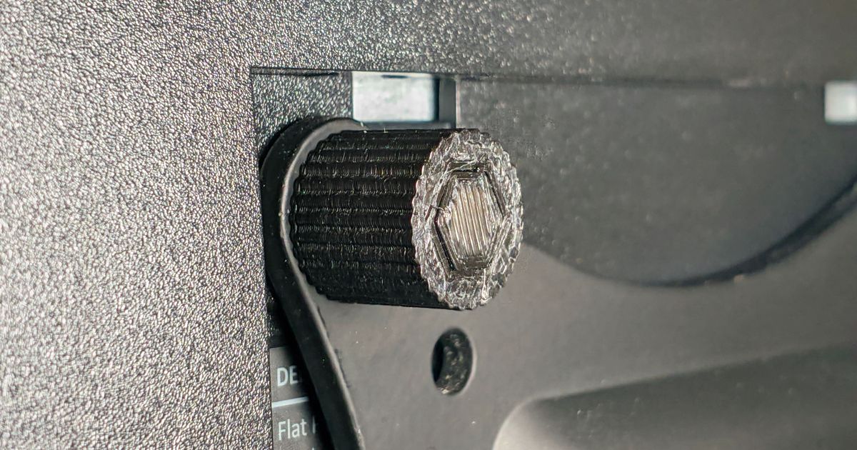 Vesa Thumb Screw M4 by SimonEngel Download free STL model