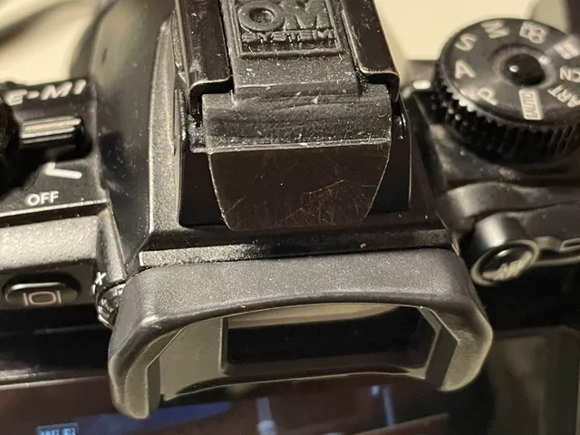 Olympus HotShoe with new OM Systems Logo