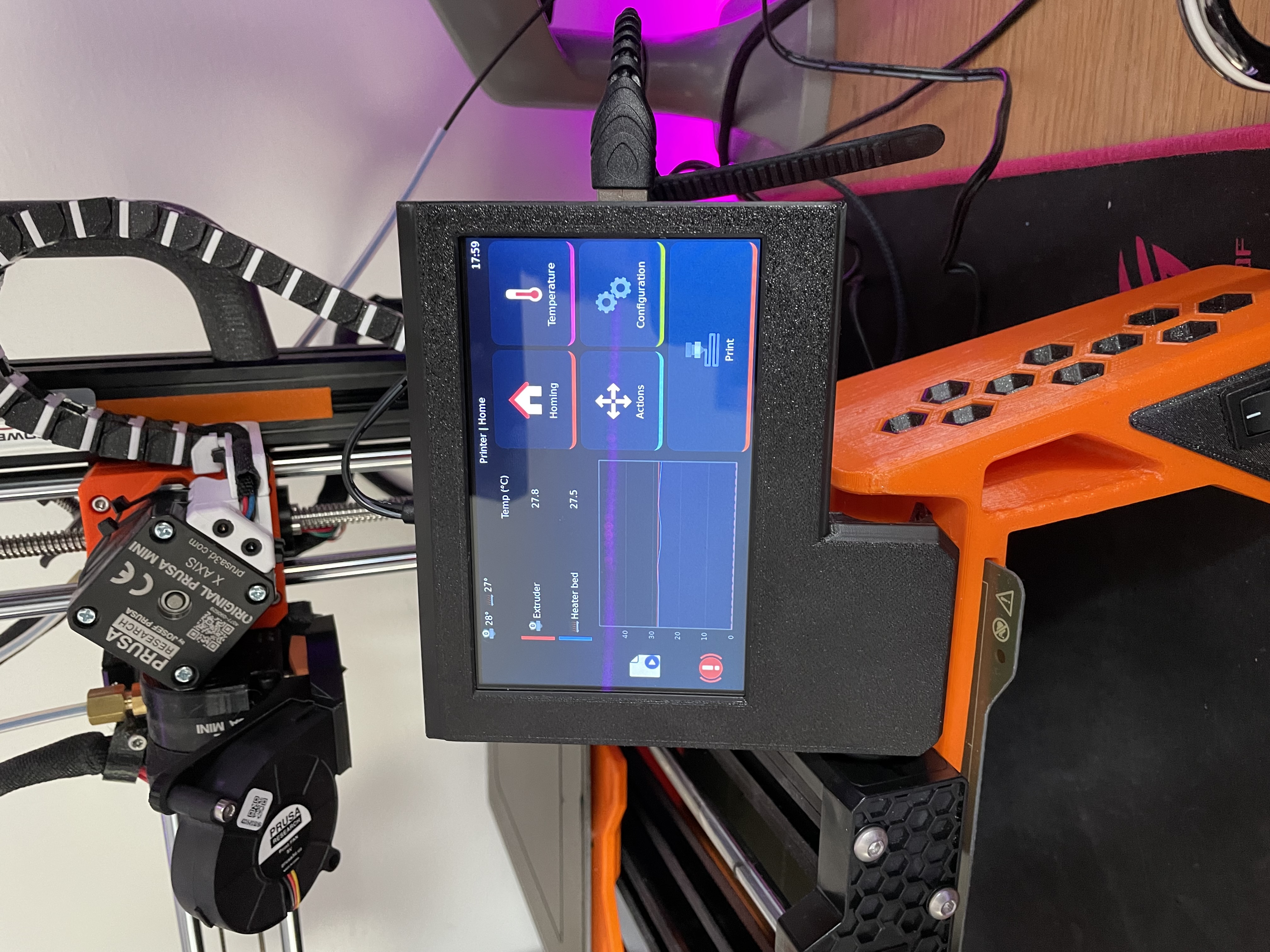Waveshare 5" DSI LCD for Prusa Mini