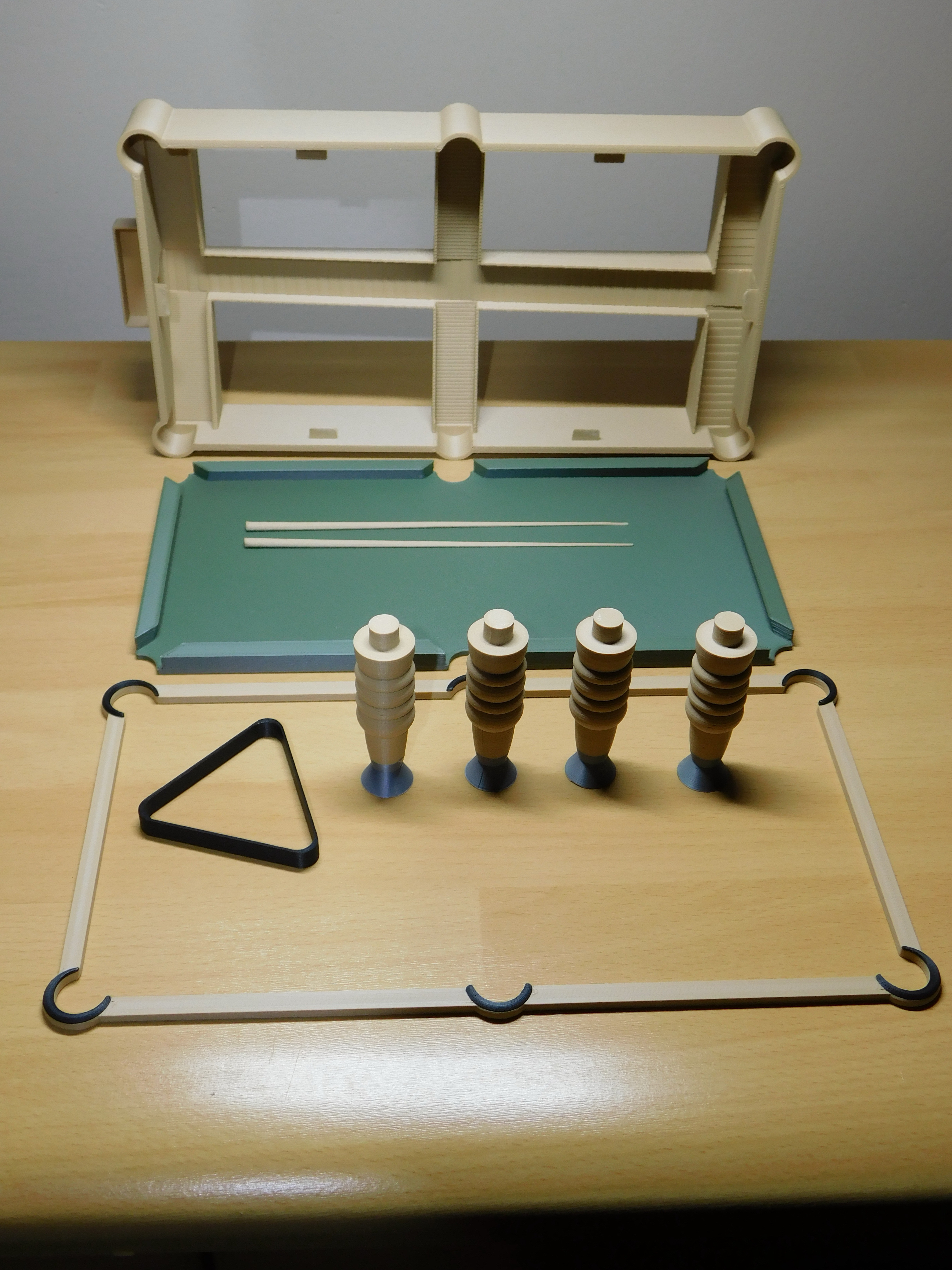 Miniatura 5 do modelo 3D Mini biliard table