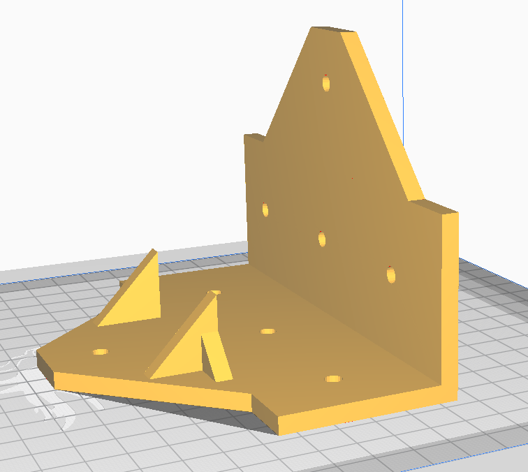 Miniatura 2 do modelo 3D Parsons Table Leg Bracket