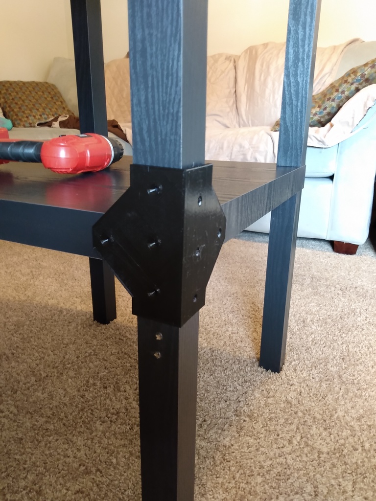 Miniatura 3 do modelo 3D Parsons Table Leg Bracket