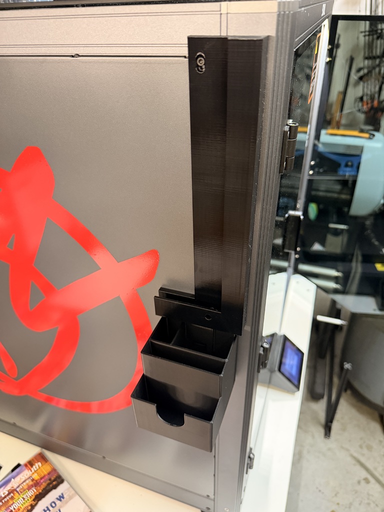 SV08 Max Enclosure Lid Holder + Accessory Mount 3D model