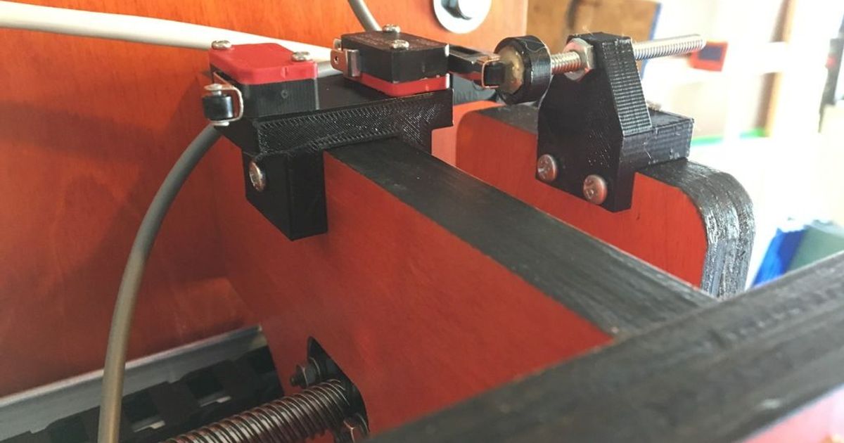 Gatton CNC X Axis Limit Switch Brackets by Old_English_Workshop ...