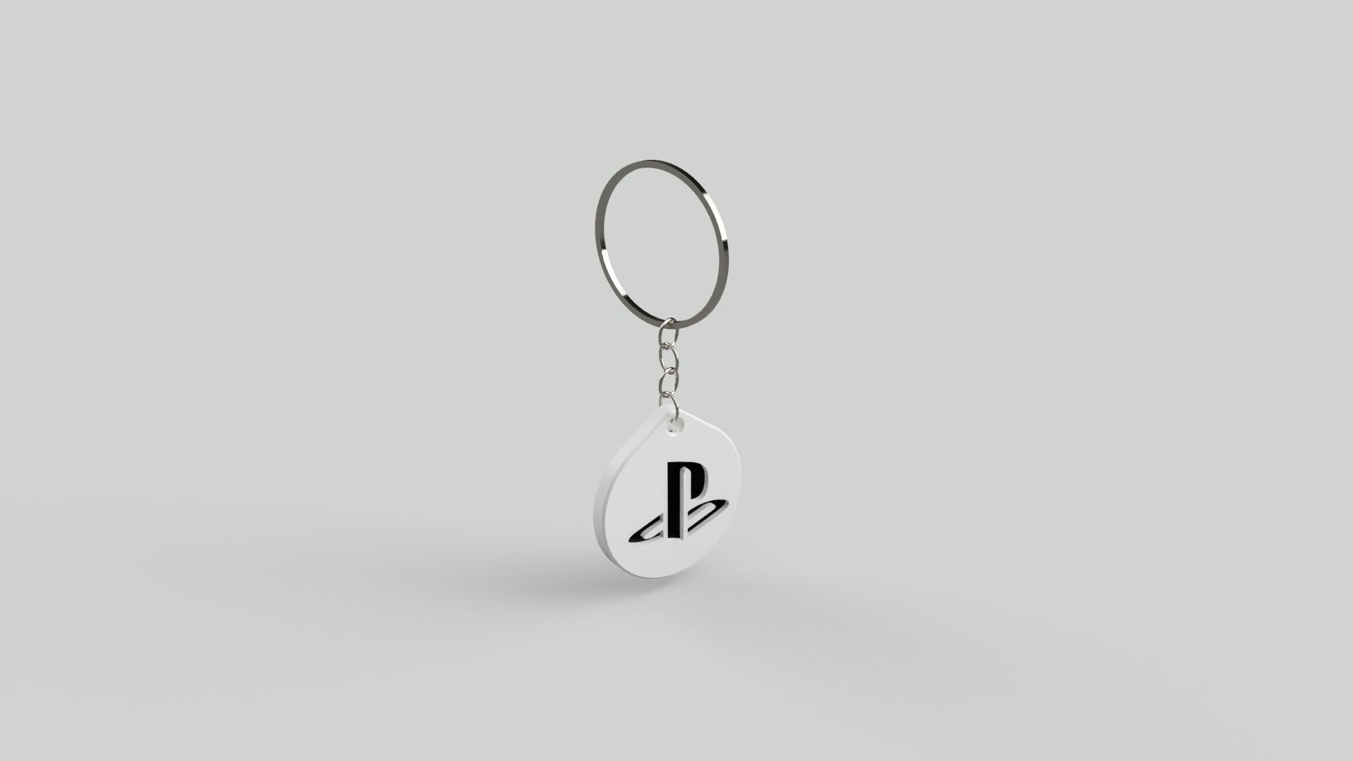 Play Station PS5 keychain